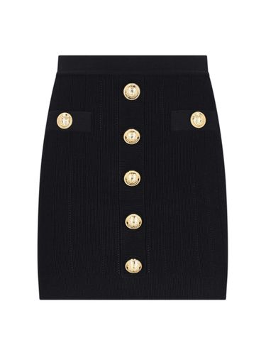 Balmain Knitted Mini Skirt - Balmain - Modalova