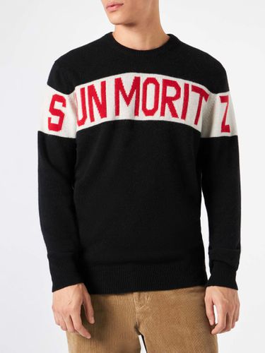 Man Sweater With Sun Moritz Print - MC2 Saint Barth - Modalova