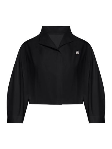 Crop Shirt In Technical Fabric - Givenchy - Modalova