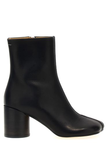 Stitch-out Leather Ankle Boots - MM6 Maison Margiela - Modalova