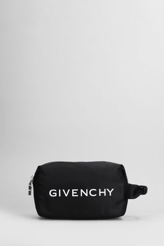 G-zip Clutch In Black Polyamide - Givenchy - Modalova