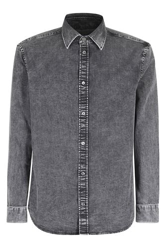 Dondup Camicia Denim Grigia - Dondup - Modalova