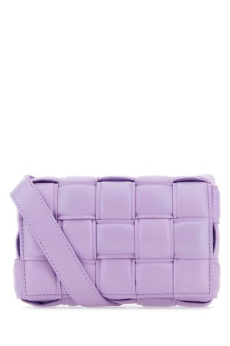 Lilac Nappa Leather Small Padded Cassette Crossbody Bag - Bottega Veneta - Modalova