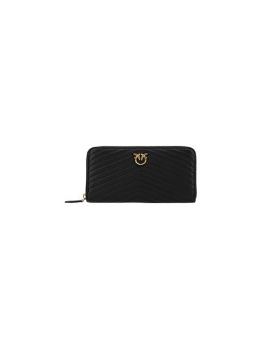 Ryder Leather Zip Around Wallet - Pinko - Modalova