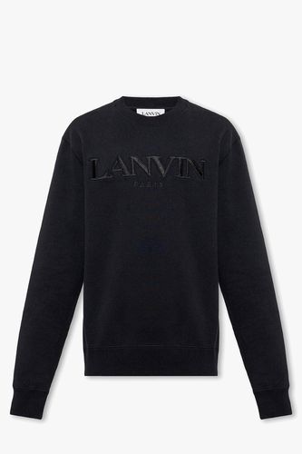 Logo Embroidered Crewneck Sweatshirt - Lanvin - Modalova