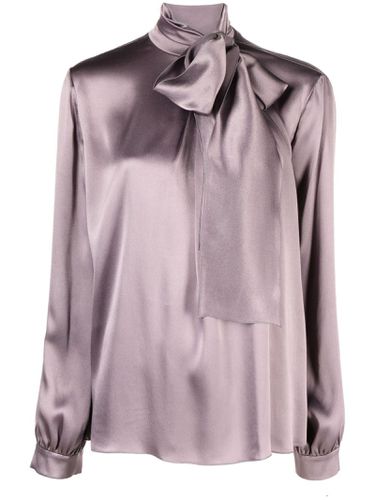 Purple Silk Blend Blouse - Alberta Ferretti - Modalova