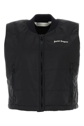 Palm Angels Black Nylon Vest - Palm Angels - Modalova