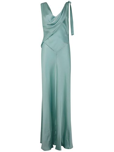 Alberta Ferretti Satin Long Dress - Alberta Ferretti - Modalova