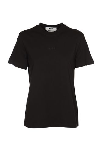 MSGM Logo Round Neck T-shirt - MSGM - Modalova