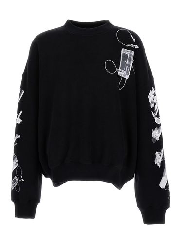 Logo Printed Crewneck Sweatshirt - Off-White - Modalova