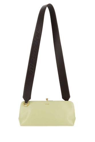 Pastel Green Leather Small Goji Shoulder Bag - Jil Sander - Modalova