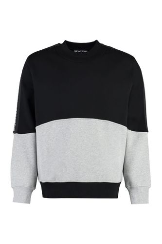 Cotton Crew-neck Sweatshirt - Versace Jeans Couture - Modalova