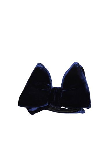 Tom Ford Blue Cotton Bow Tie - Tom Ford - Modalova