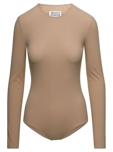 Fitted Long Sleeves Bodysuit In Polyamide Blend Woman - Maison Margiela - Modalova