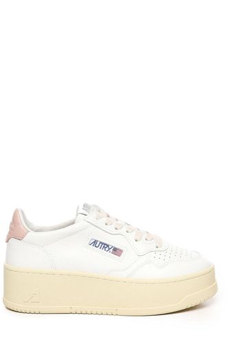 Medalist Logo Embroidered Platform Sneakers - Autry - Modalova