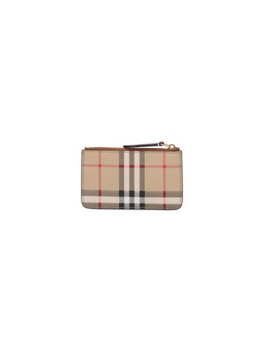 Burberry check Zip Purse - Burberry - Modalova