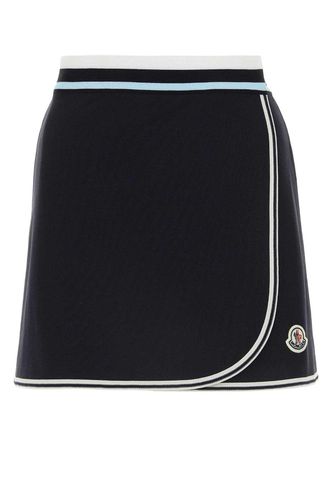 A-line Logo Patch Tennis Skirt - Moncler - Modalova