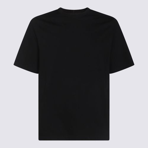 Rick Owens Black Cotton T-shirt - Rick Owens - Modalova