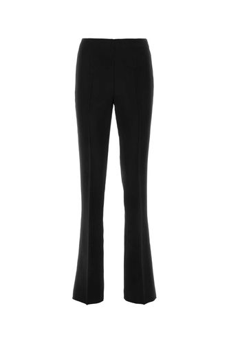 Ferragamo Black Crepe Pant - Ferragamo - Modalova