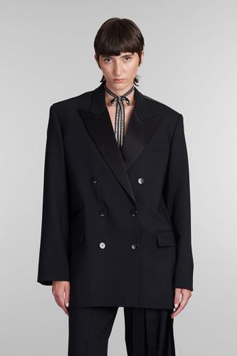 David Koma Blazer In Black Wool - David Koma - Modalova