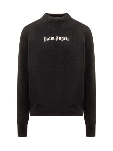 Palm Angels Sweater With Logo - Palm Angels - Modalova