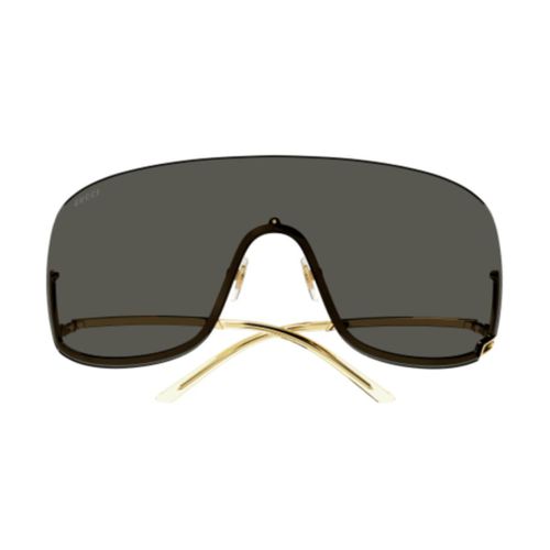 Gg1560s001 Gold Gold Grey - Gucci Eyewear - Modalova