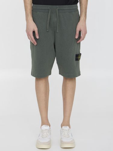 Stone Island Cotton Bermuda Shorts - Stone Island - Modalova