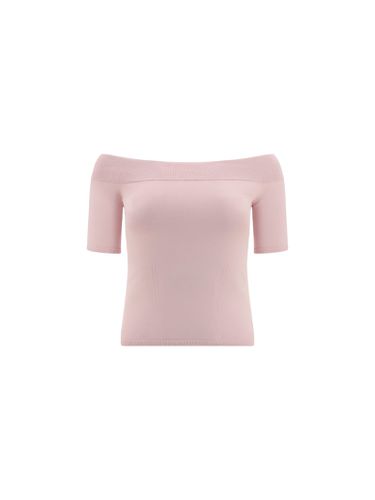 Off-shoulder Cropped Top - Alexander McQueen - Modalova