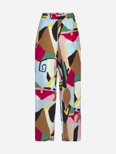 Gradara Print Silk Trousers - Weekend Max Mara - Modalova