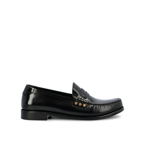 Saint Laurent Leather Loafers - Saint Laurent - Modalova