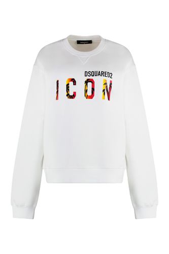 Cotton Crew-neck Sweatshirt - Dsquared2 - Modalova