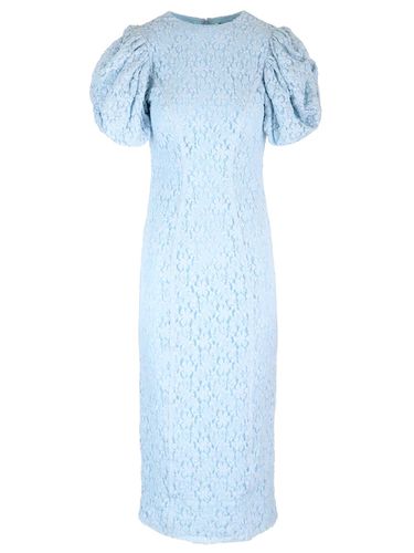 Fitted Midi Dress In Blue Lace - Rotate by Birger Christensen - Modalova
