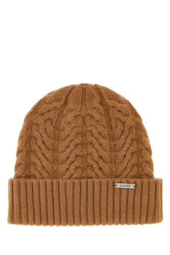 Moorer Camel Cashmere Beanie Hat - Moorer - Modalova