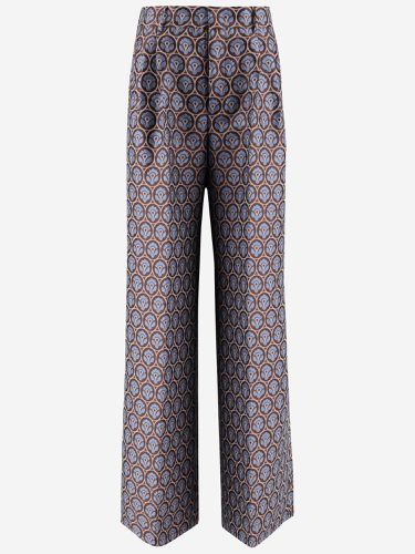 Etro Jacquard Pants With Pleats - Etro - Modalova