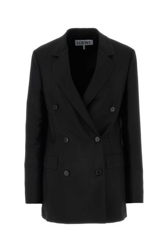 Loewe Black Mohair Blend Blazer - Loewe - Modalova