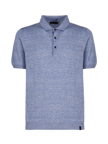 Fay Knitted Polo Shirt - Fay - Modalova