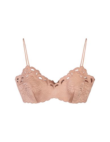 Silk Satin Bra Top With Embroidery - Ermanno Scervino - Modalova