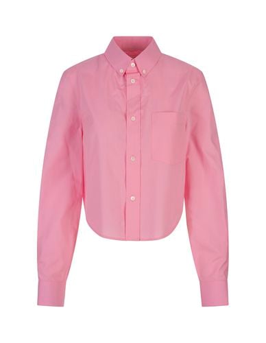 Marni Cropped Shirt In Pink Cotton - Marni - Modalova