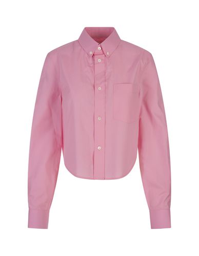 Marni Cropped Shirt In Pink Cotton - Marni - Modalova