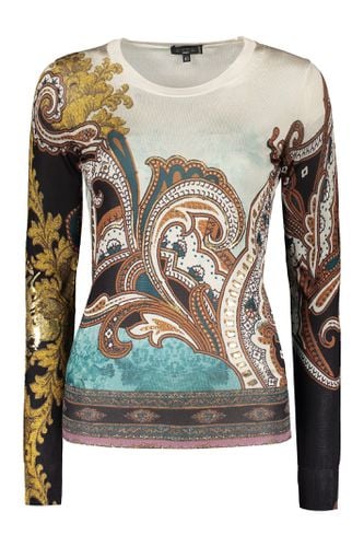 Etro Crew Neck Silk Sweater - Etro - Modalova