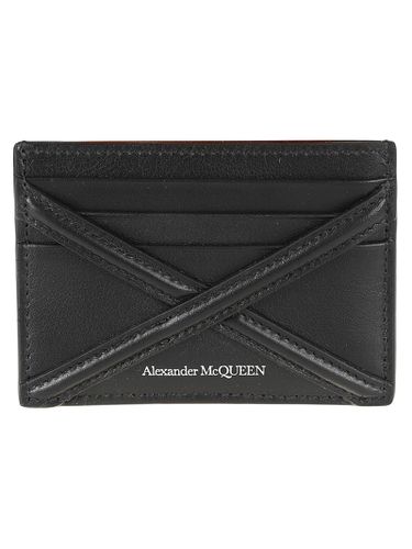 X Strap Logo Card Holder - Alexander McQueen - Modalova