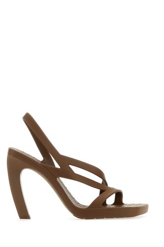 Brown Rubber Jimbo Sandals - Bottega Veneta - Modalova