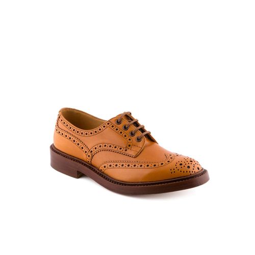 Bourton Acorn Antique Calf Derby Shoe (leather Sole) - Tricker's - Modalova