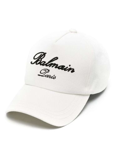 Balmain Signature Cotton Cap - Balmain - Modalova