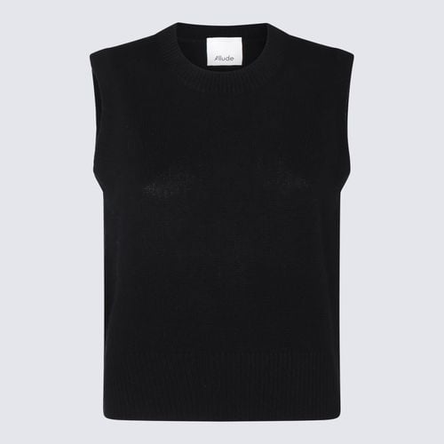 Allude Black Wool Knitwear - Allude - Modalova