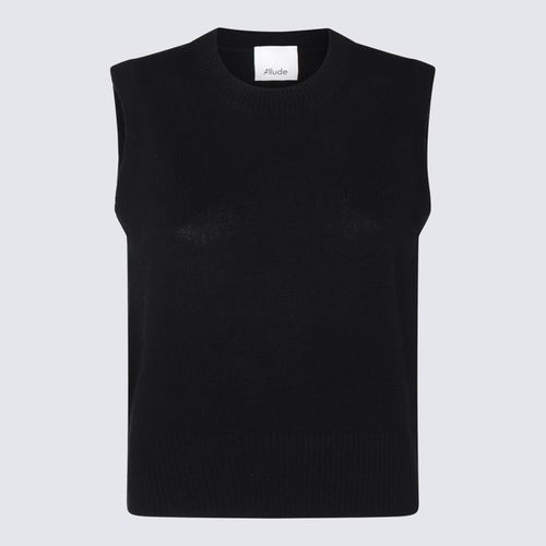 Allude Black Wool Knitwear - Allude - Modalova