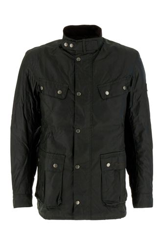 Charcoal Cotton Duke Wax Padded Jacket - Barbour - Modalova