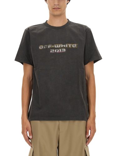 Off-White T-shirt With Print - Off-White - Modalova