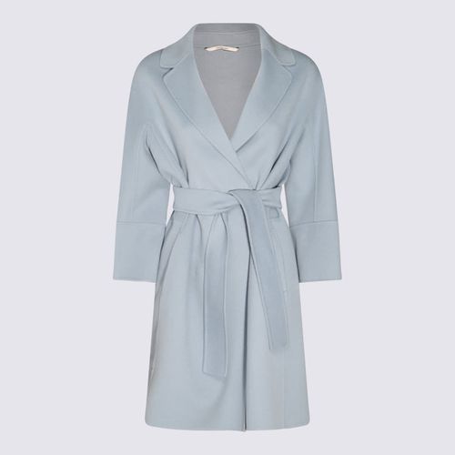 Light Blue Wool Arona Coat - 'S Max Mara - Modalova