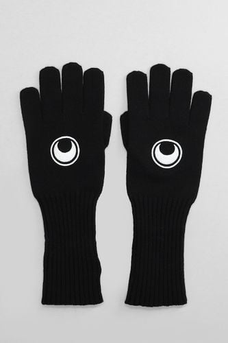 Marine Serre Gloves In Black Wool - Marine Serre - Modalova